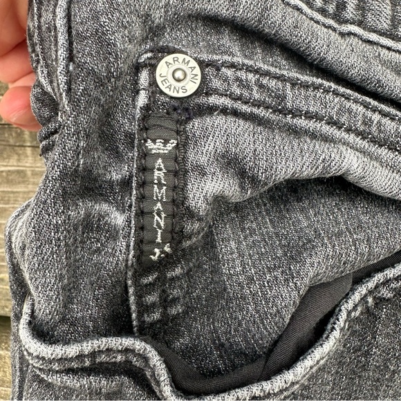 Men’s Armani Black Denim Comfort Fabric Jeans - Picture 4 of 7